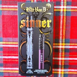Kat Von D sinner parfum / mini everlasting liquid lipstick duo / purfume